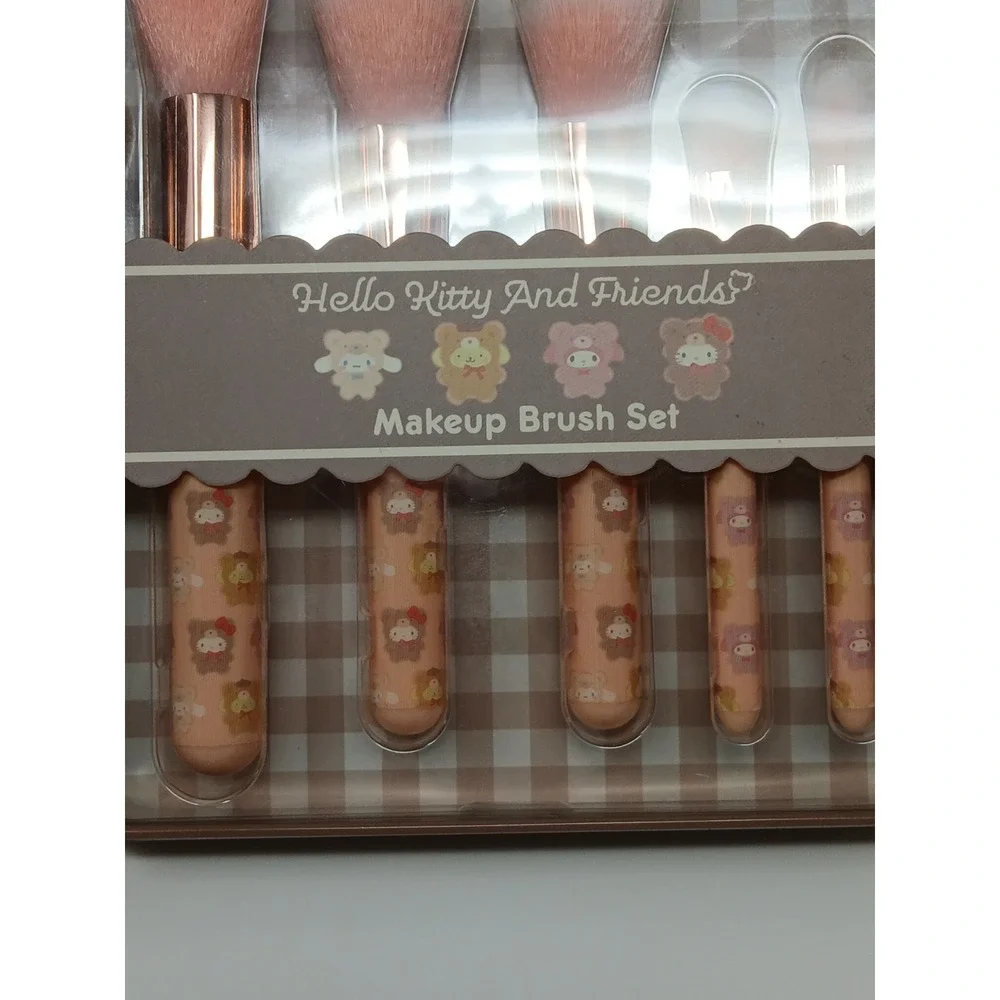 NIP Sanrio Hello Kitty and Friends 5 Makeup Brush Set -‎ Cute Kawaii New Brushes
